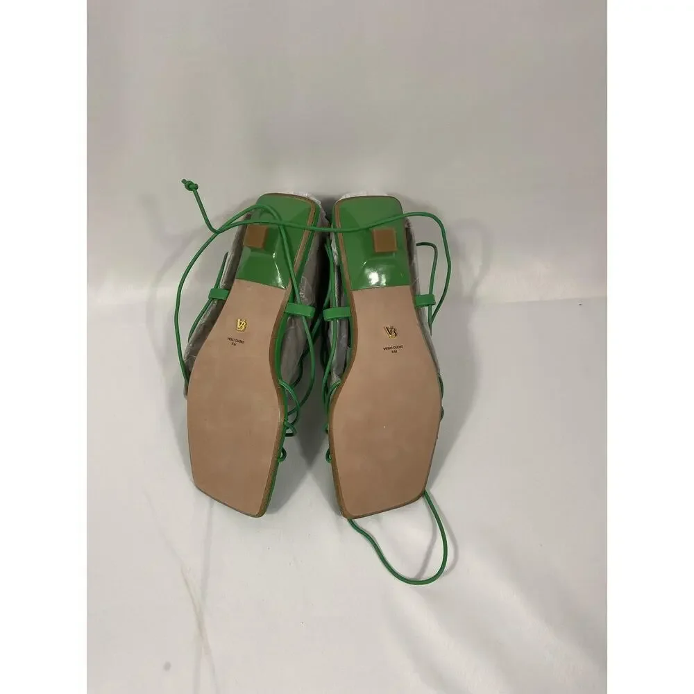 Veronica Beard Shoes Women's Size 9 Foley Jungle Leather Lace Up Sandals New - Picture 4 of 6